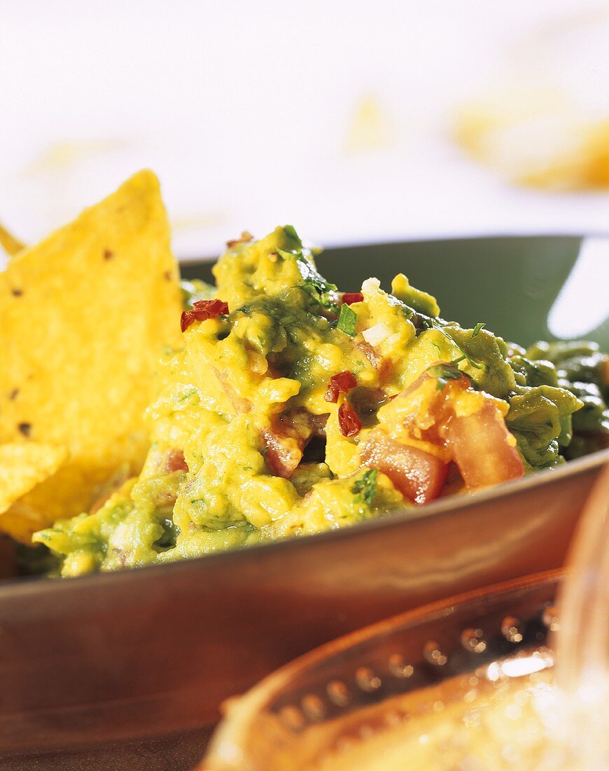 Guacamole mit Tortillachips