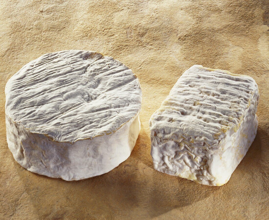 French soft cheeses: Brillat-Savarin and Butte de Brie