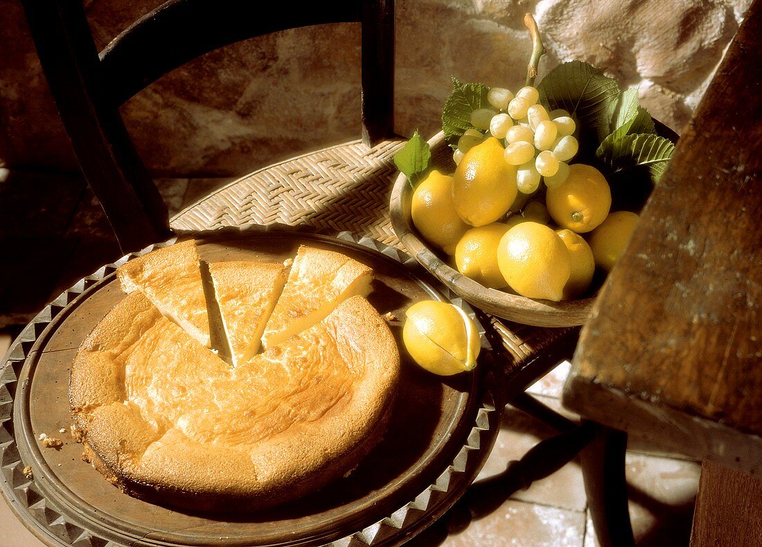 Käsekuchen aus Korsika (Fiadone)
