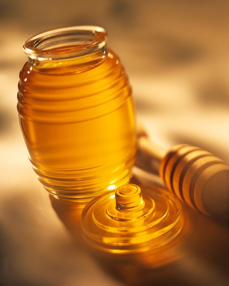 Open Jar of Honey