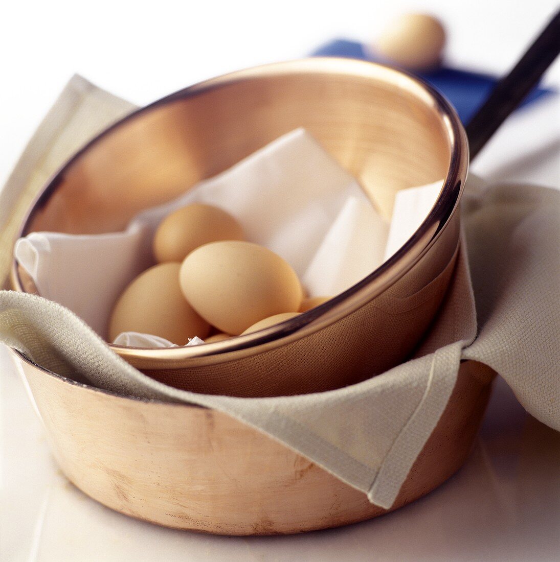 Eggs in Copper Dish