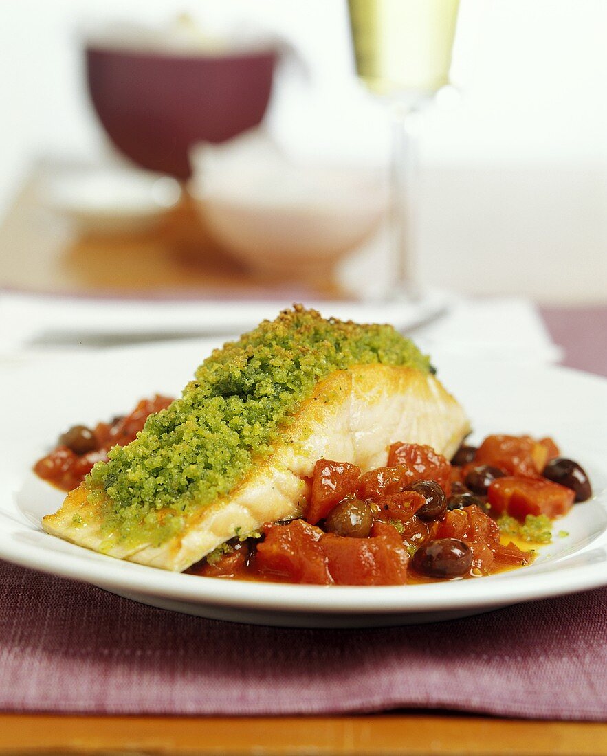 Salmon with Pesto