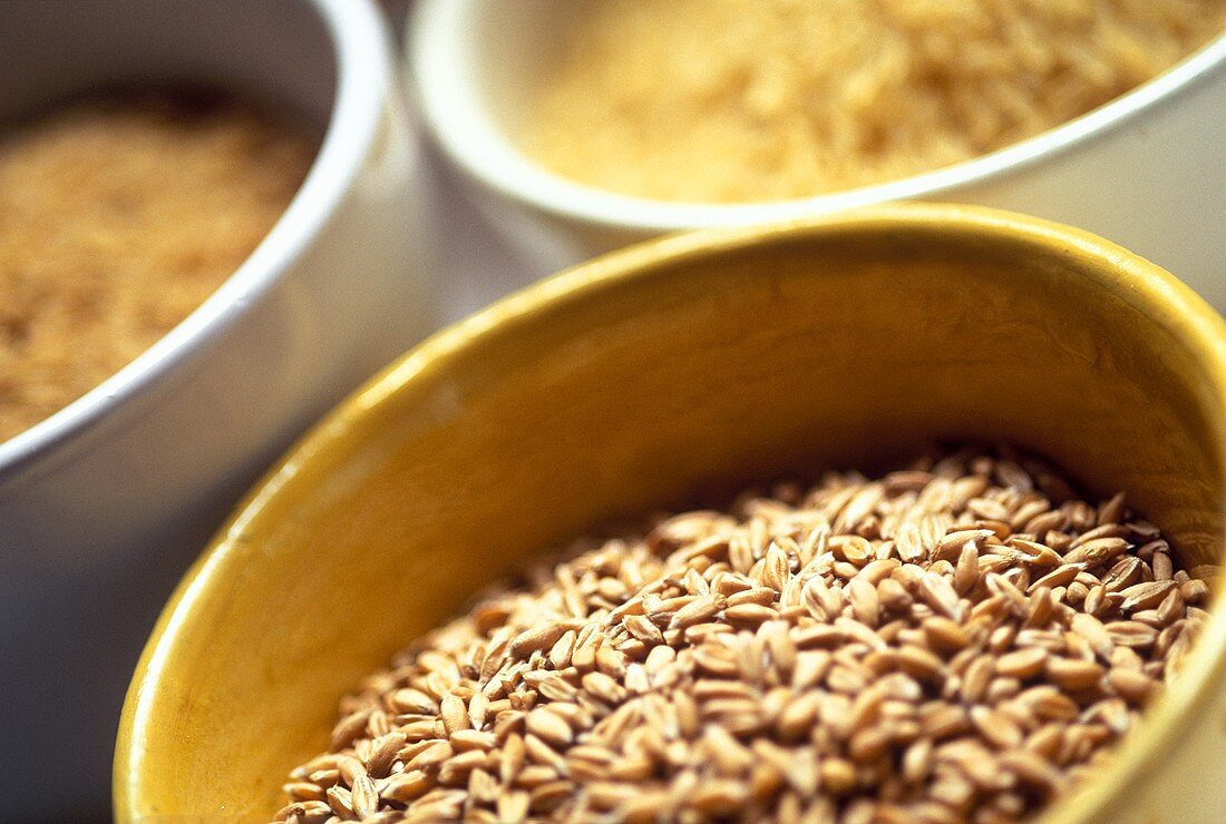 Spelt in a bowl 