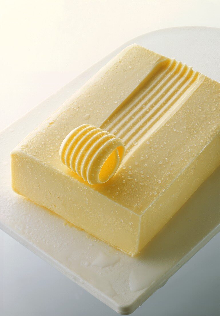 Butter mit Butterröllchen