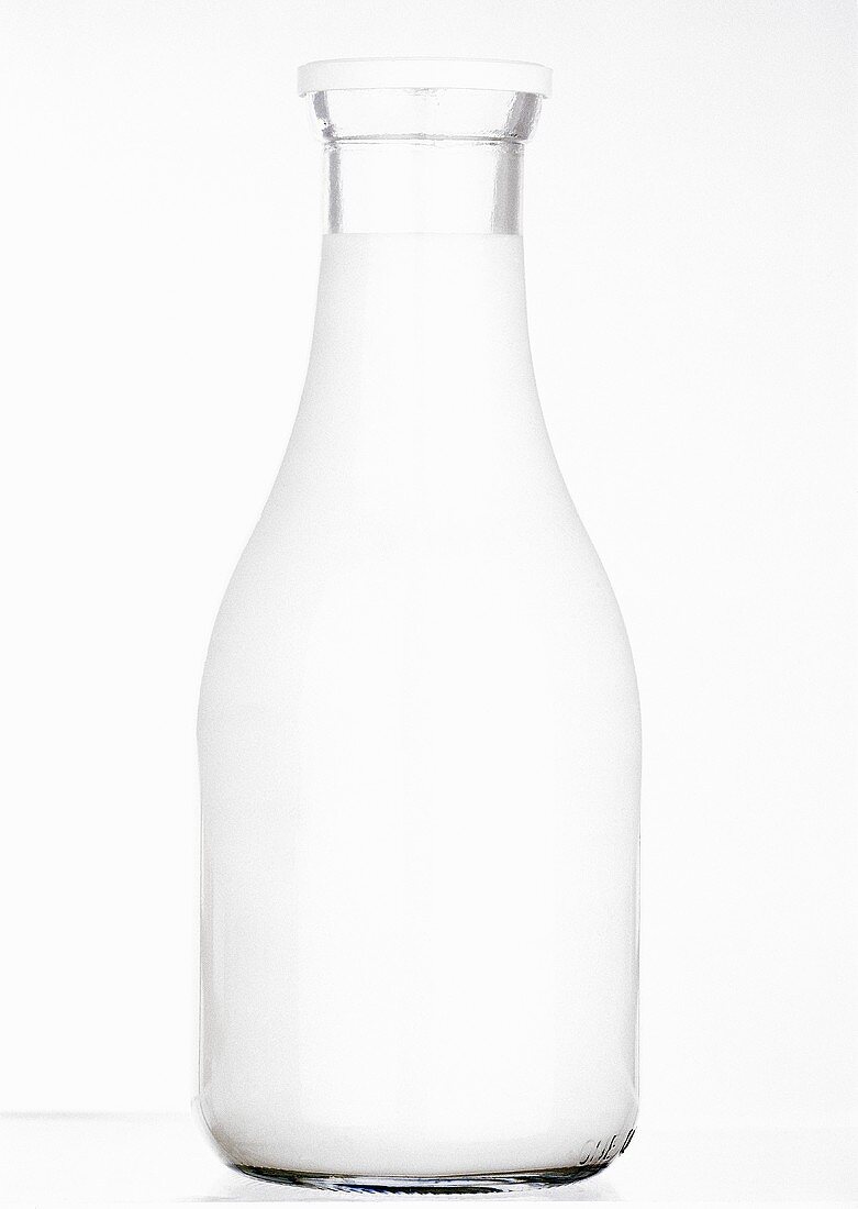 Milch in einer Flasche