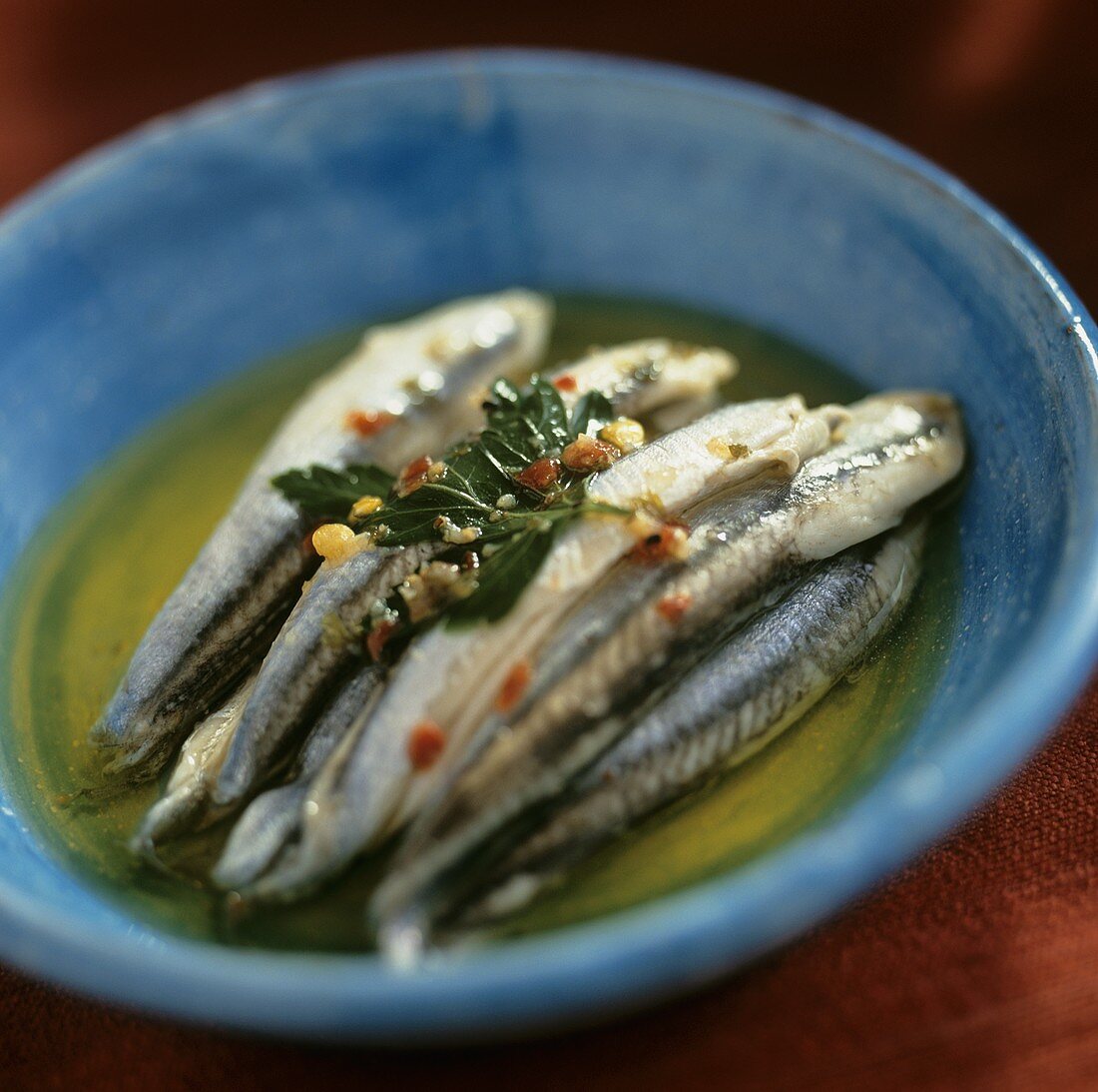 Sarde marinate (Sardinen in Olivenöl, Italien)