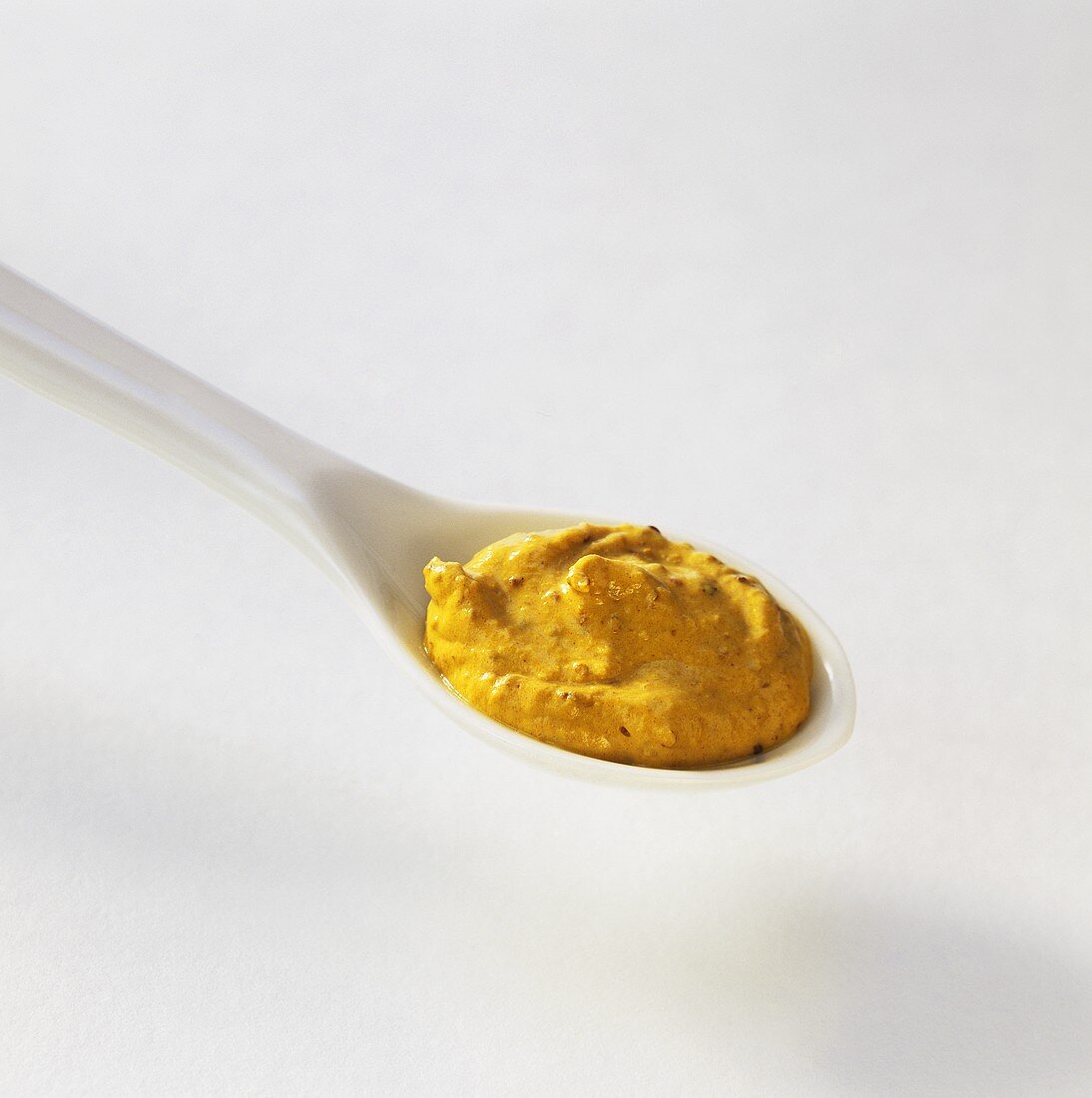 Mustard on a spoon