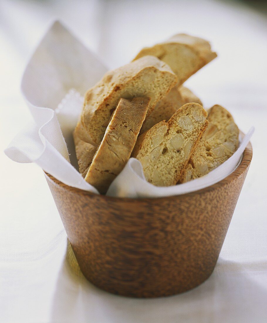 Cantucci (almond biscuits), Tuscany, Italy