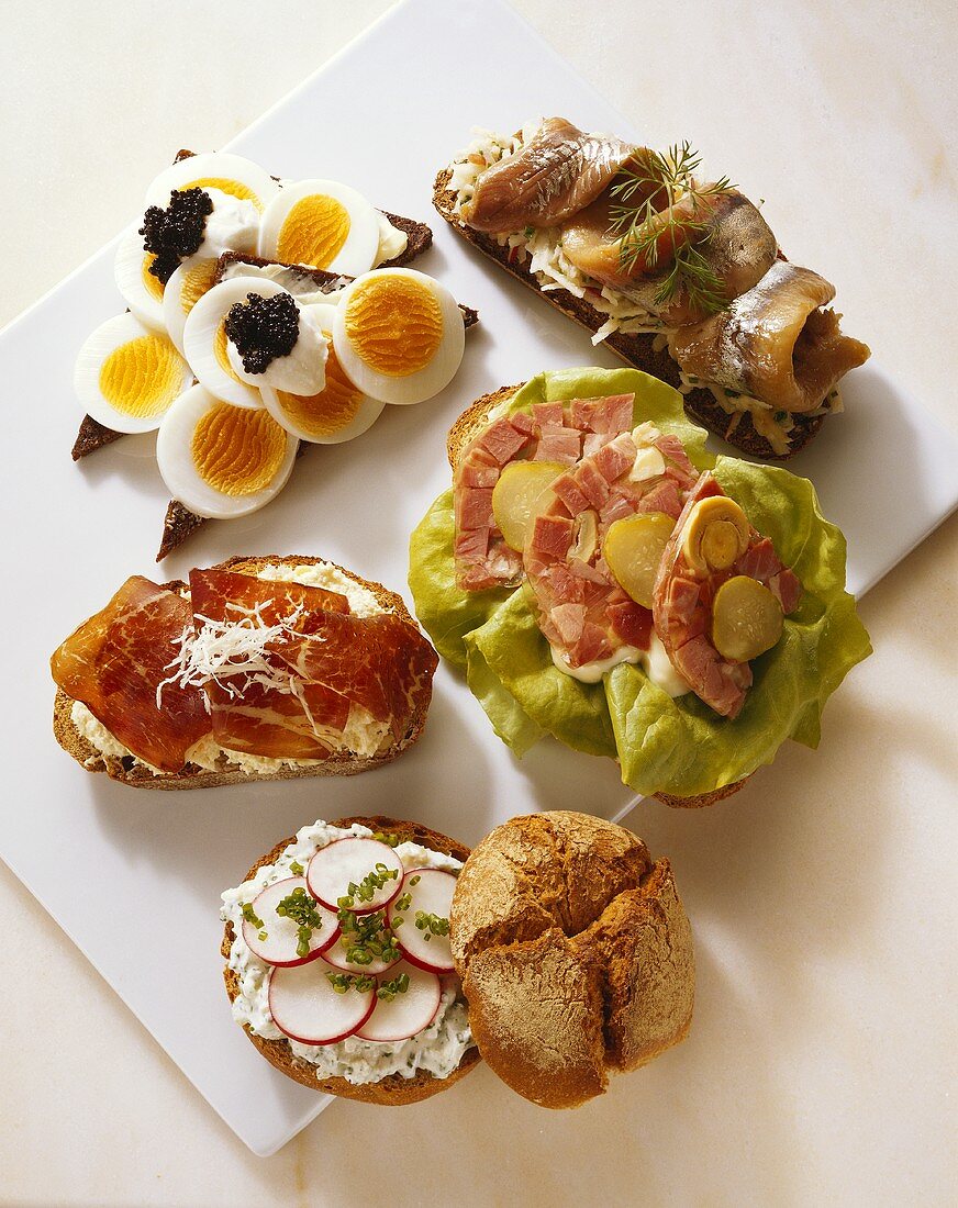 Five Open-Faced Sandwiches for Summer