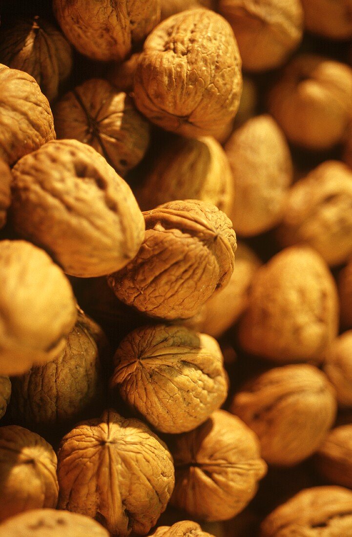 Whole walnuts (filling the picture)
