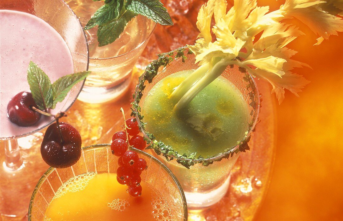 Gesunde Drinks aus Obst und Gemüse