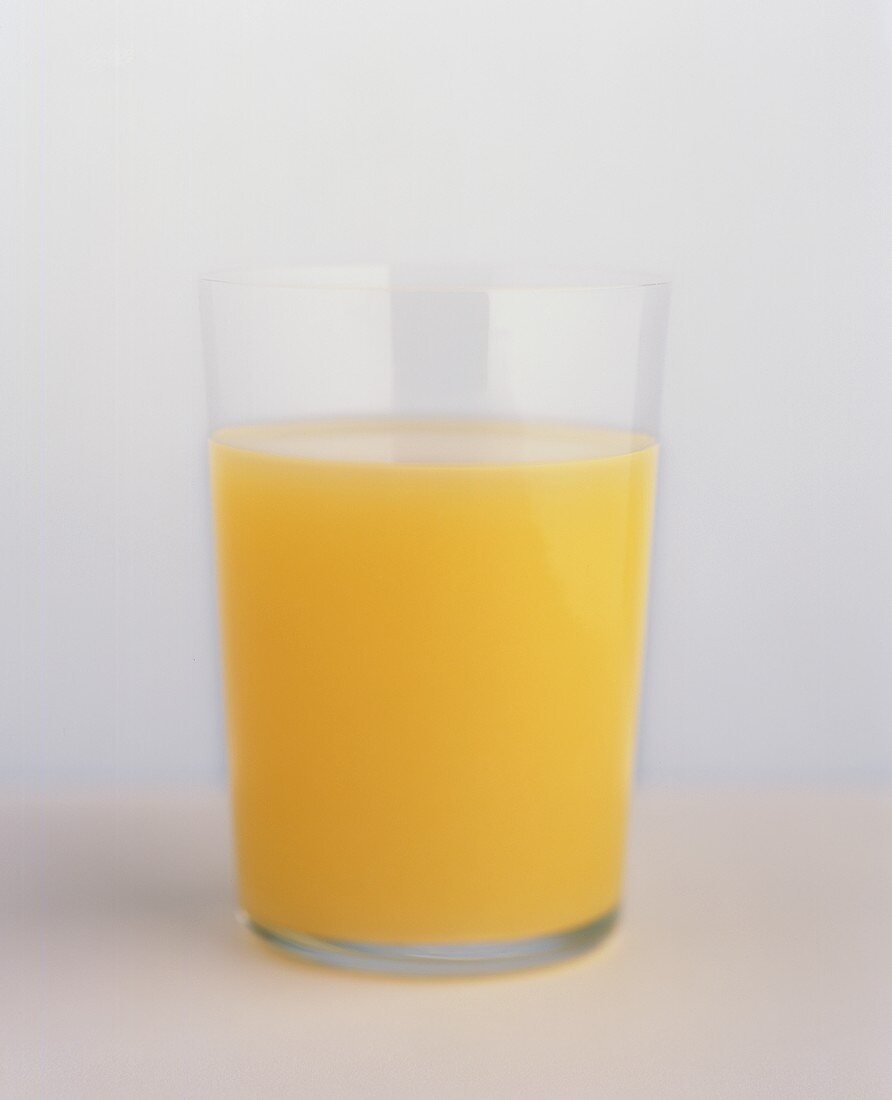 Glass of orange juice