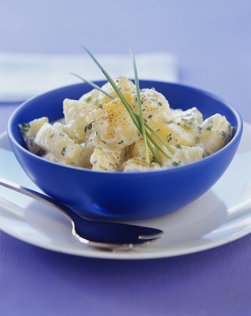 Kartoffelsalat mit Schnittlauch