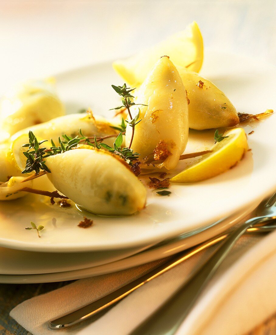 Calamari ripieni (Gefüllte Tintenfische, Italien)