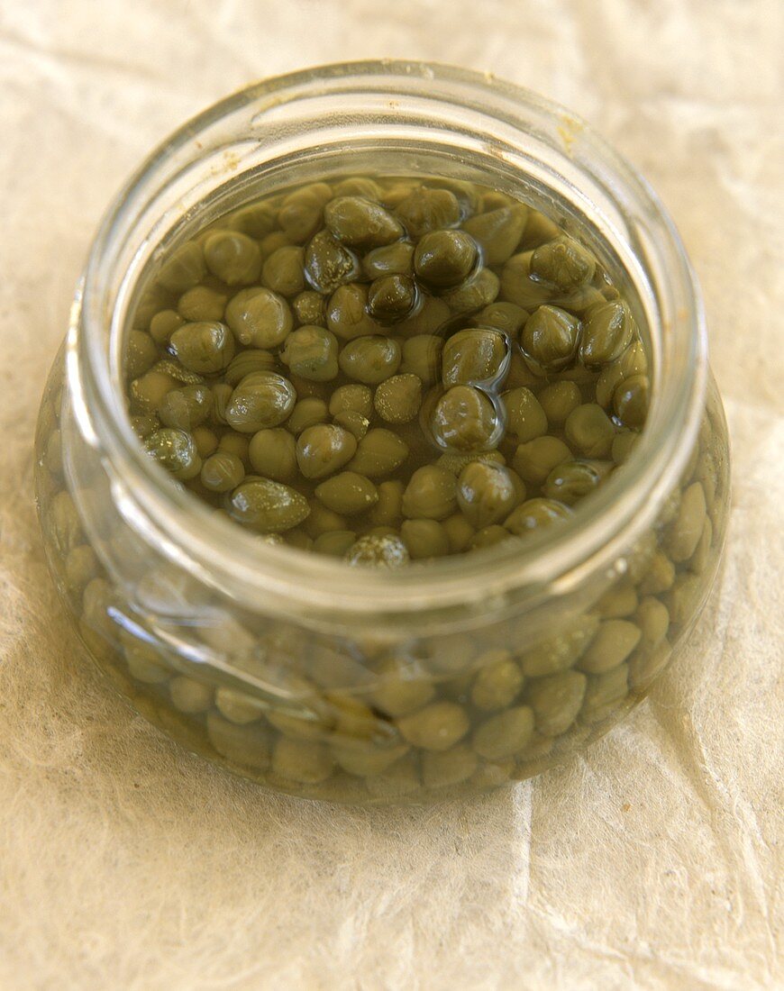 Capers in the jar