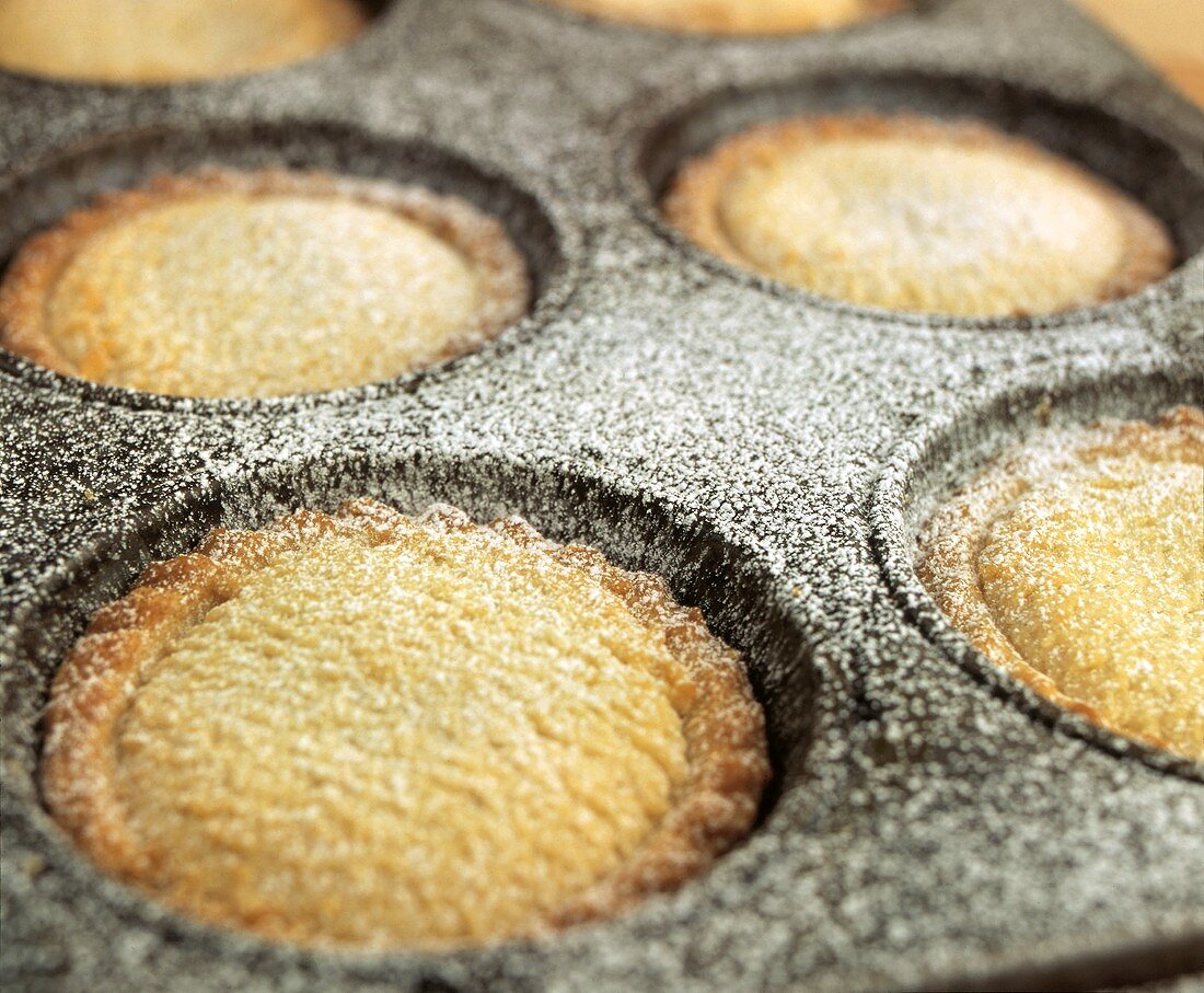 English mince pies in the baking tin