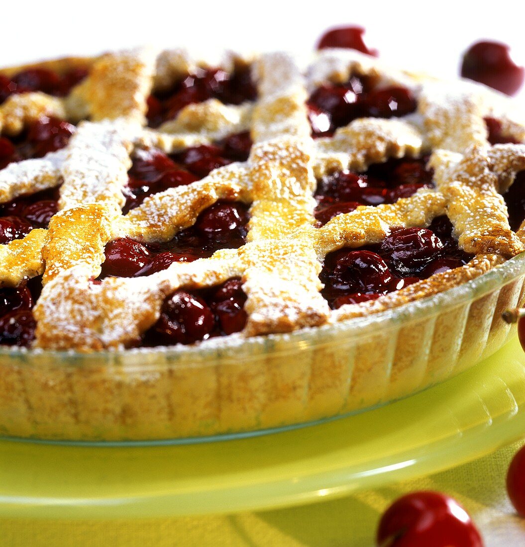 Crostata di ciliege (Kirschkuchen), Latium, Italien