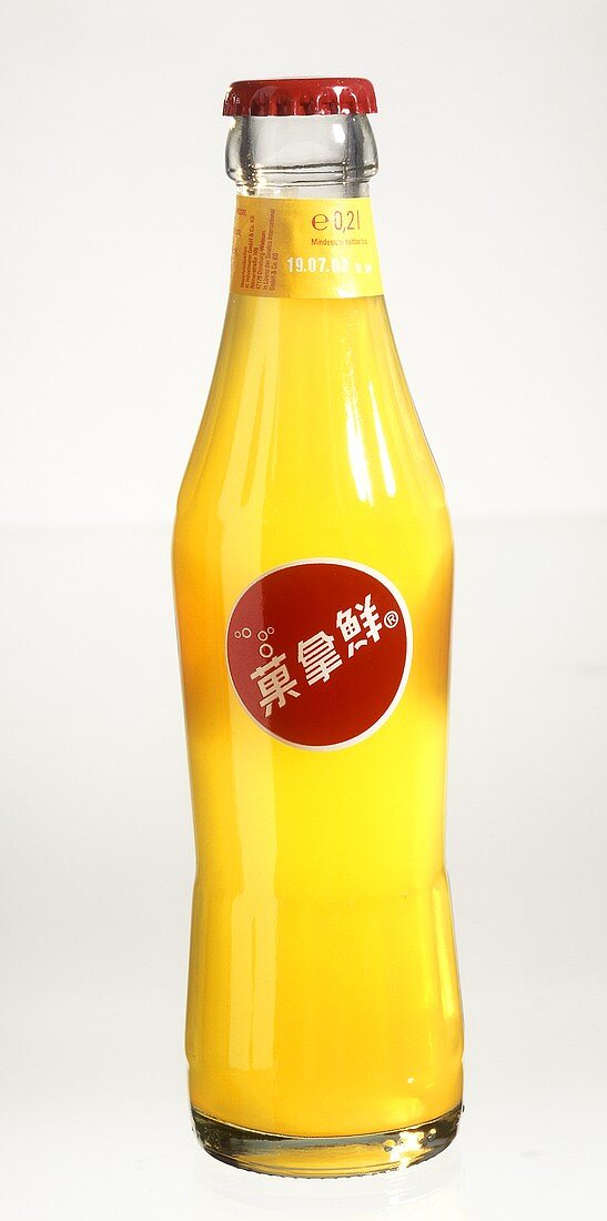 Sinalco-Flasche mit chinesischem Label