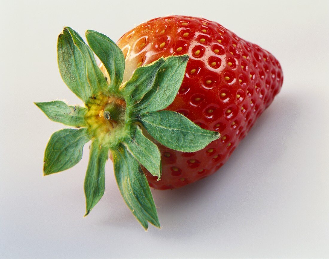 Strawberry with calyx