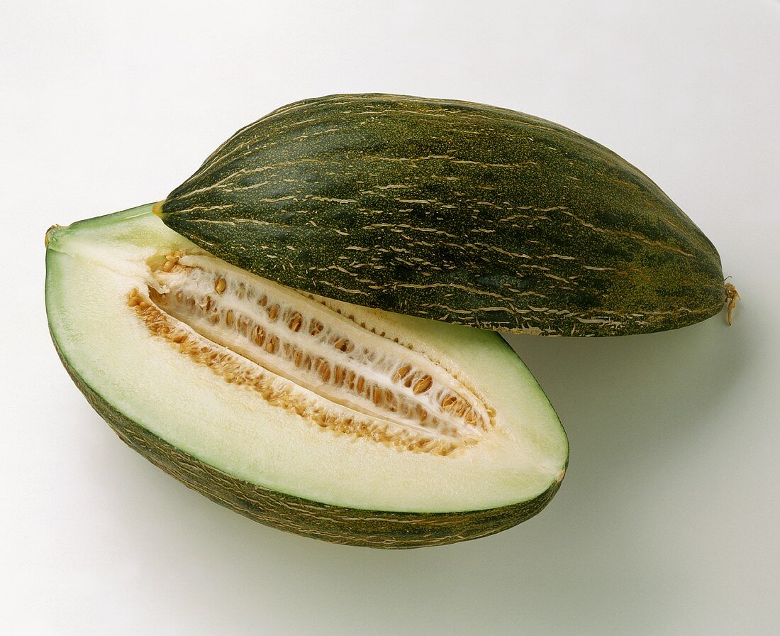 Futur-Melone, halbiert