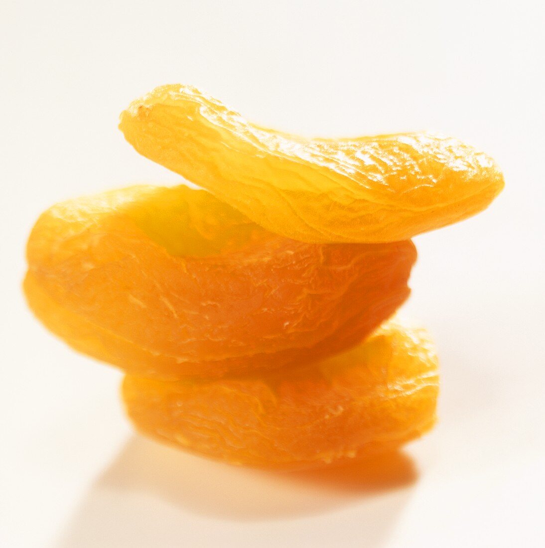 Dried apricots, in a pile
