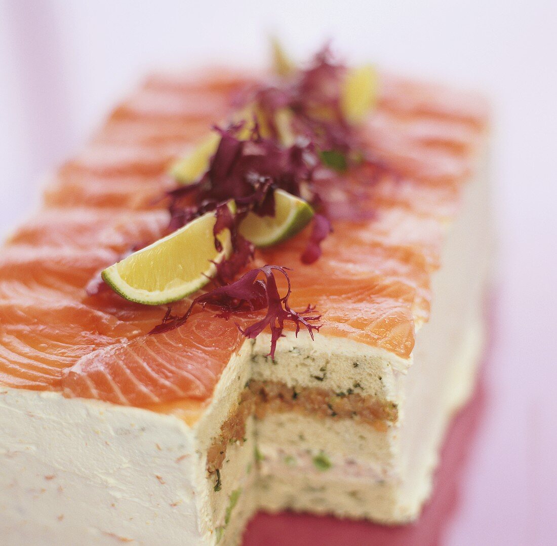 Fischterrine mit Räucherlachs