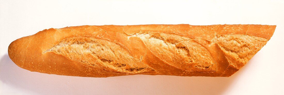 Baguette, angeschnitten