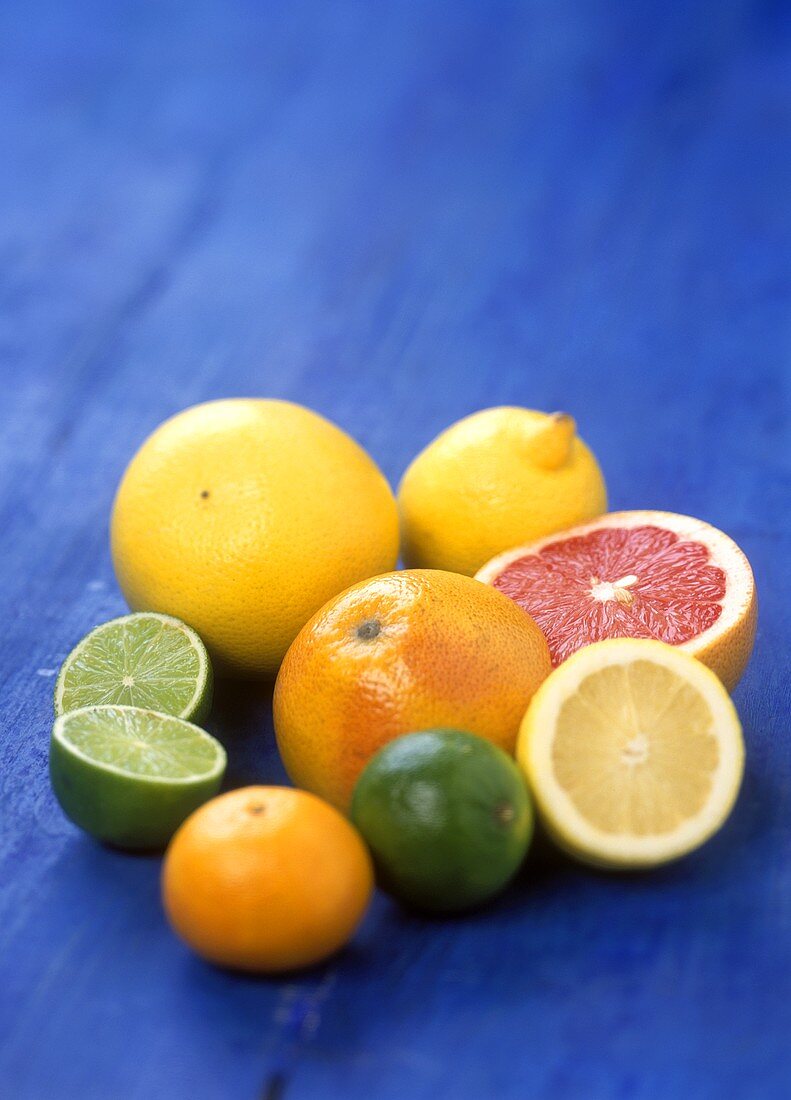 Various citrus fruits