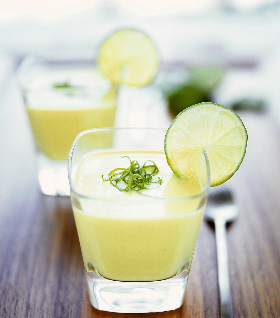 Mexican mango and lime mousse