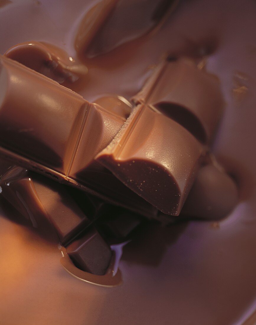 Geschmolzene Schokolade