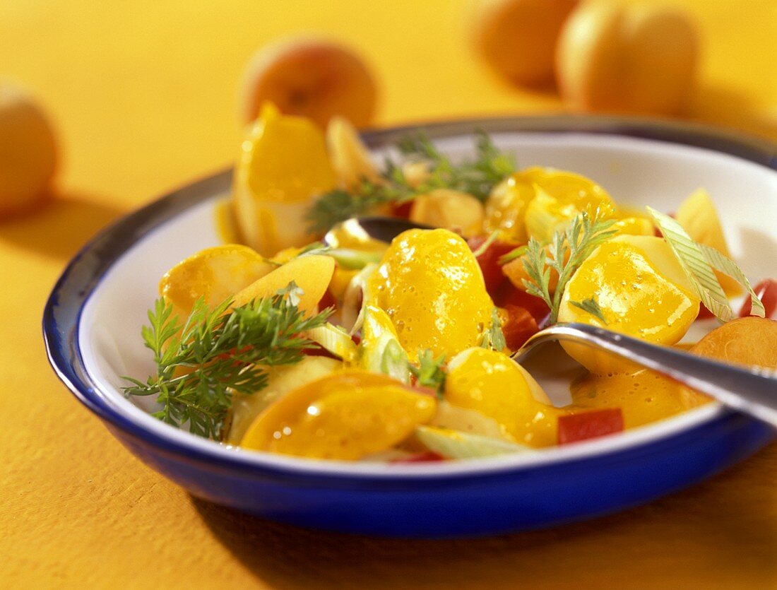 Potato curry with apricots