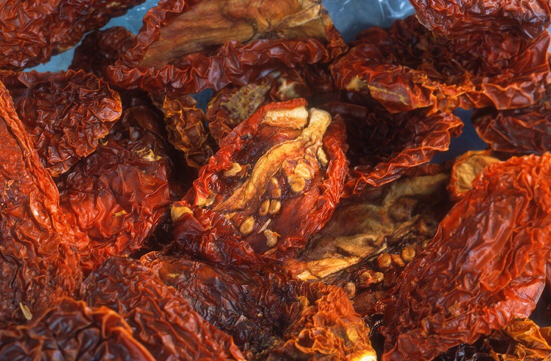 Dried tomatoes (filling the picture)