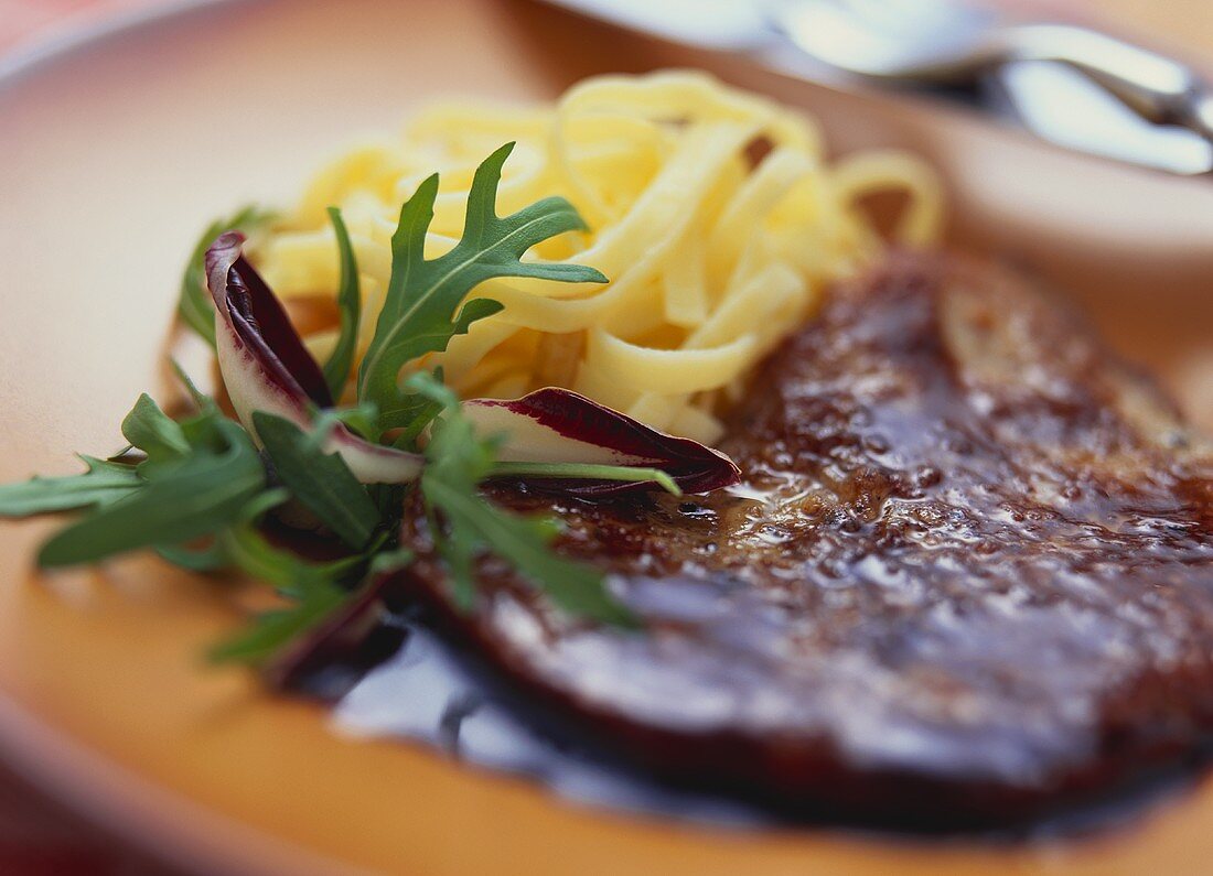 Scaloppine al balsamico (Balsamessig-Schnitzel, Italien)