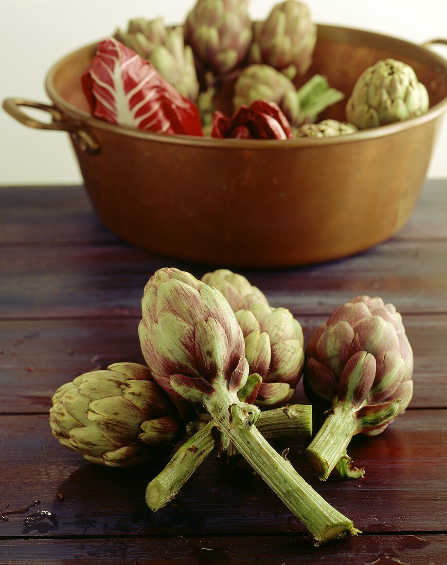 Fresh artichokes