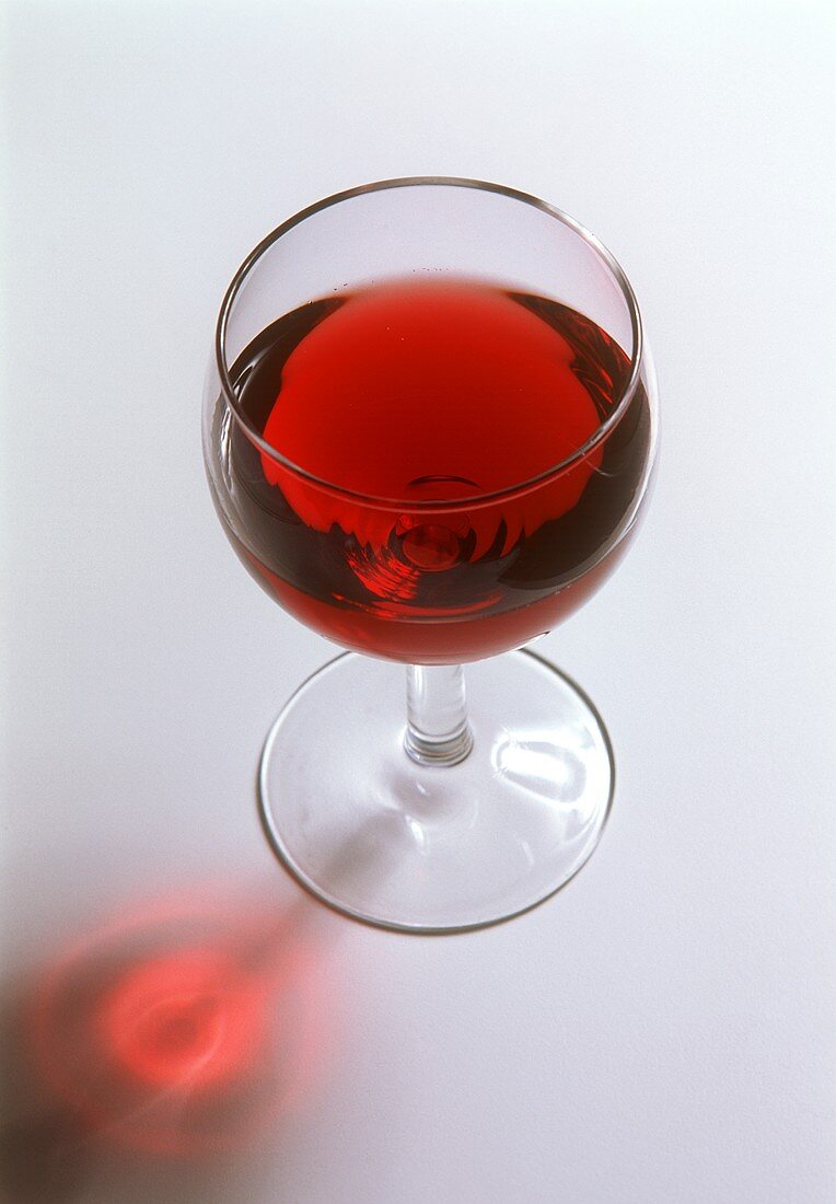 Glas Rotwein