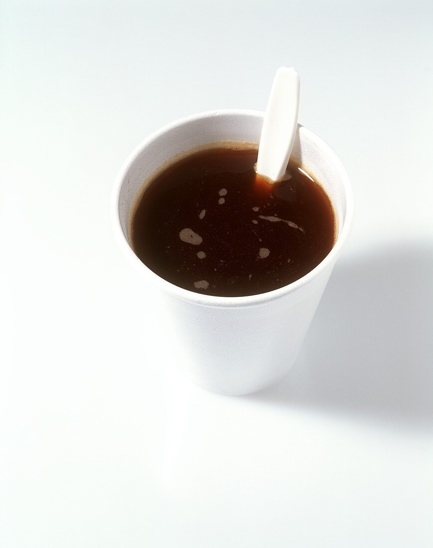 Black coffee in mug