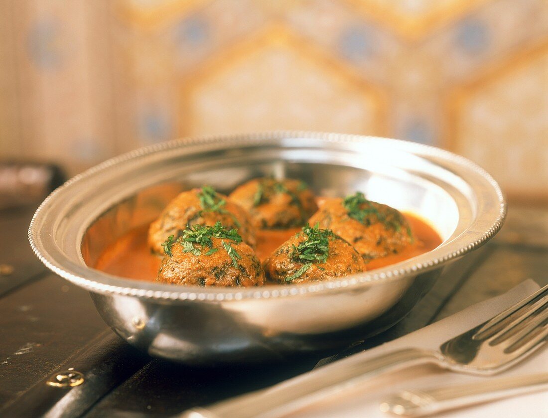 Kheema Kofta (würzige Hackbällchen, Indien)