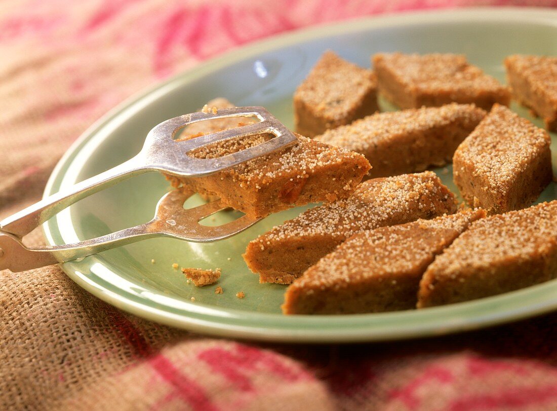 Golpapdi (sweetmeats with cardamom), Rajasthan, India