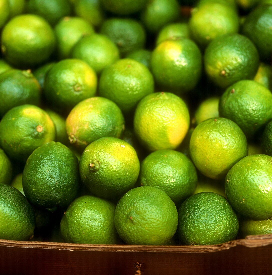 Limes in crate