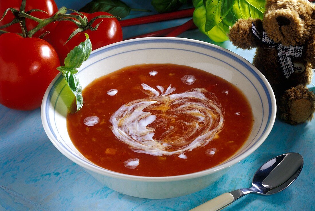 Tomato soup for children