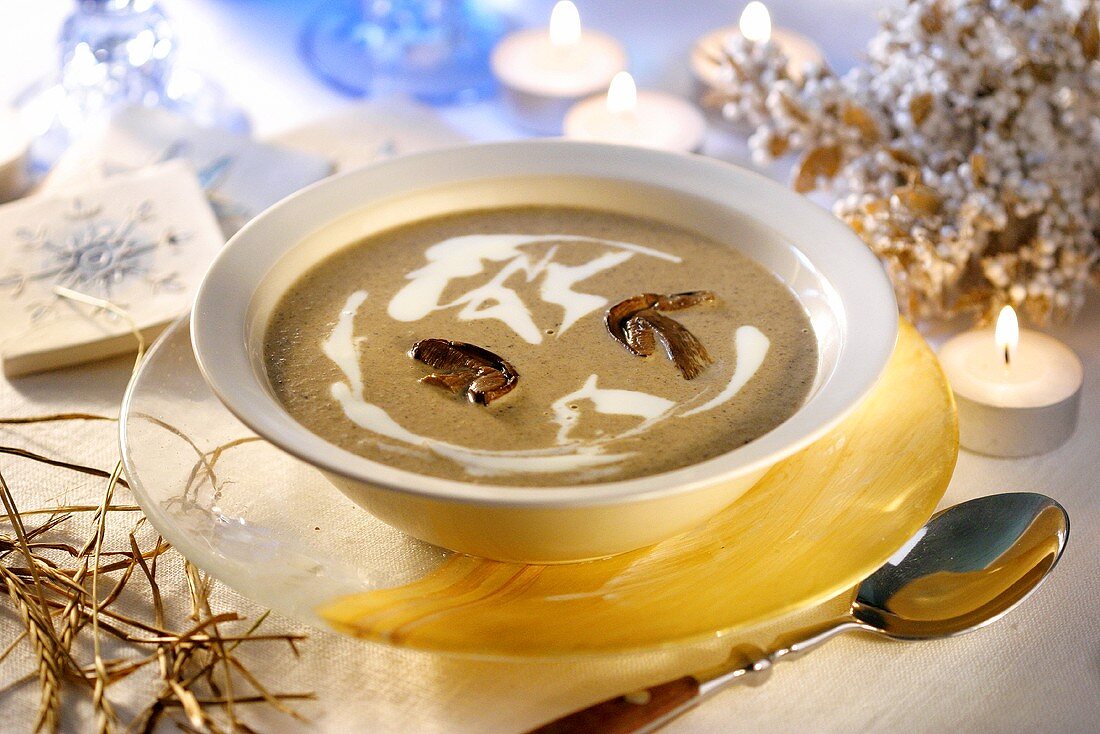 Mushroom soup for Christmas