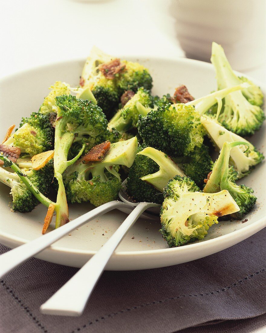 Broccoli with anchovies and garlic