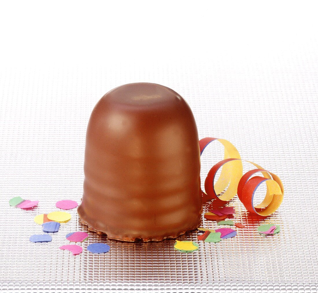 Chocolate marshmallow with Carnival decoration