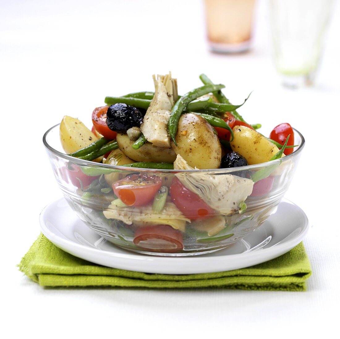 Mediterranean vegetable salad