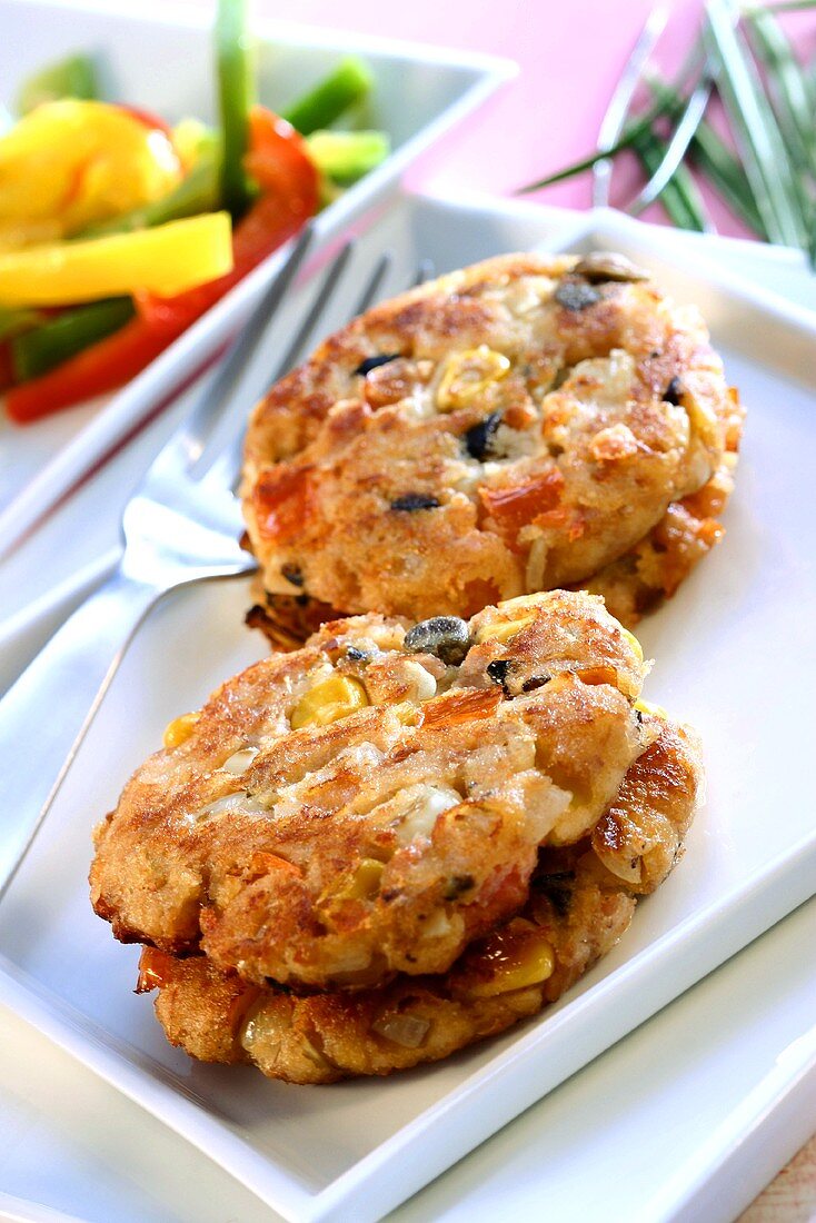 Tuna and vegetable rissoles