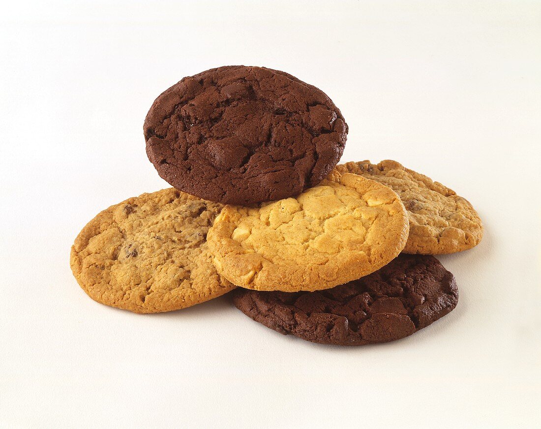 Two Types of Cookies: Chocolate and Nut Cookies