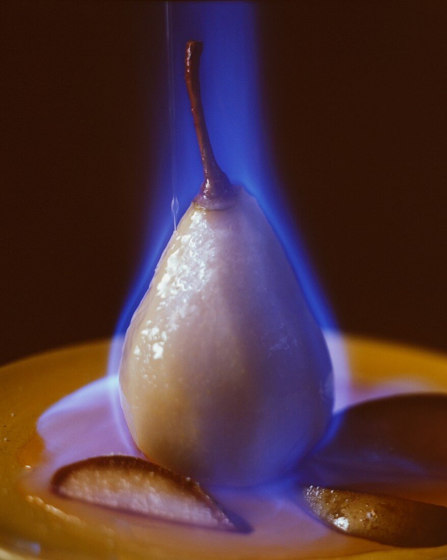 A Flaming Pear