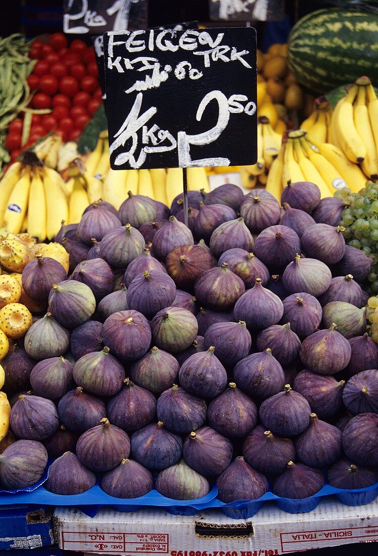 Fresh Figs at a Market