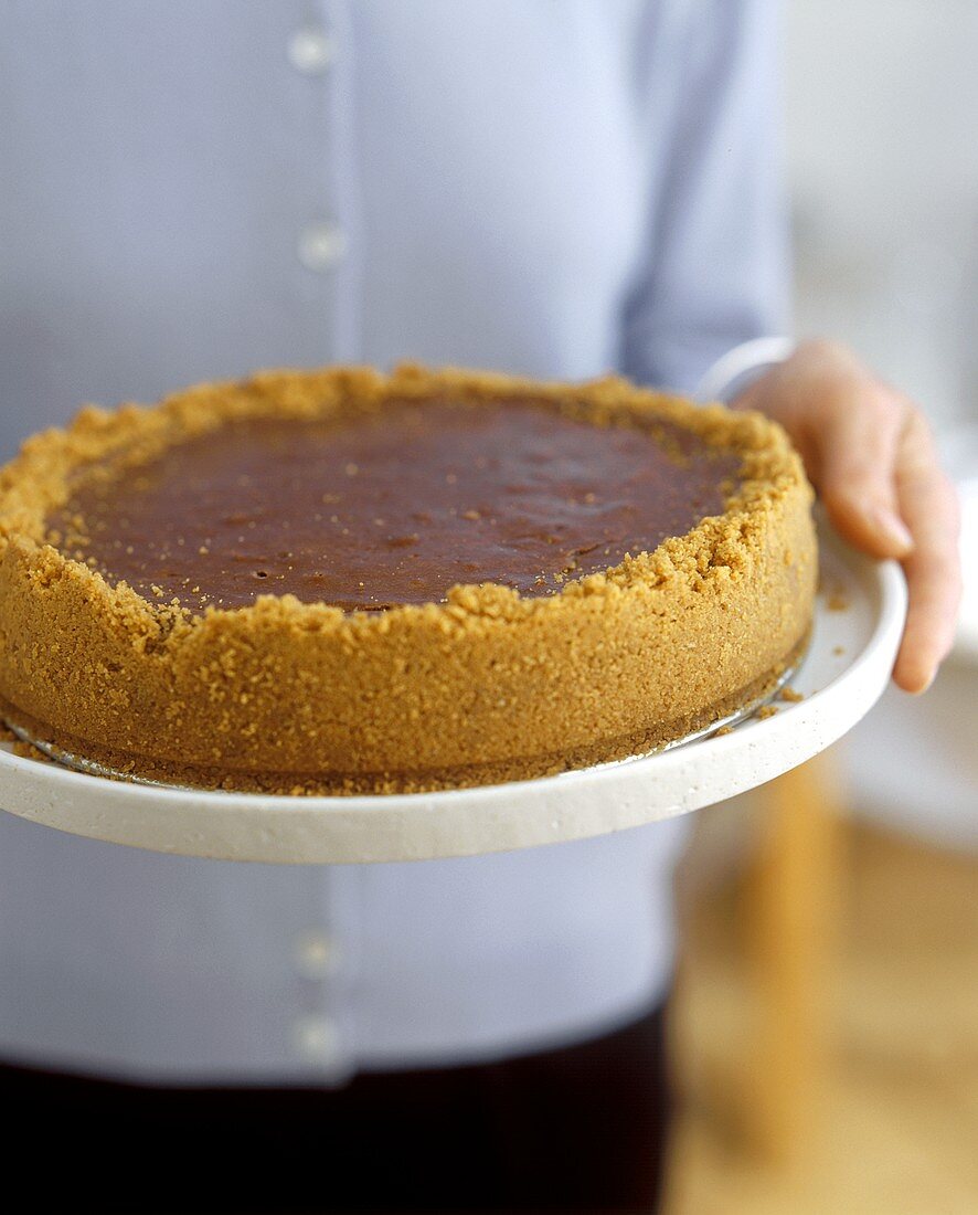 Eine Schokotorte aus Mürbteig