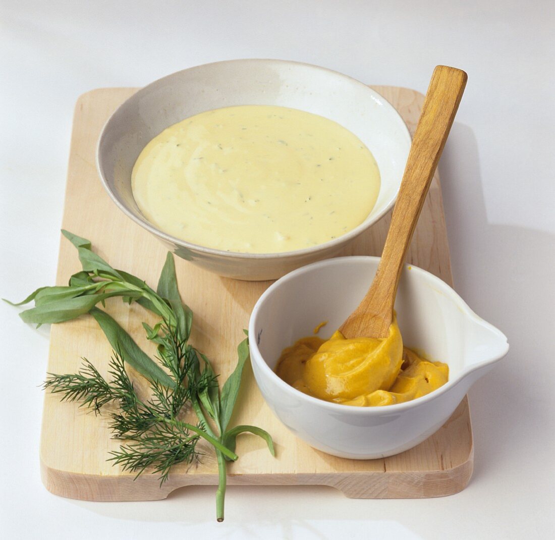 Herb and mustard sauce